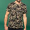 T-shirt mimetica uomo maniche corte KARIBAN
