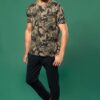 T-shirt mimetica uomo maniche corte KARIBAN - immagine 2