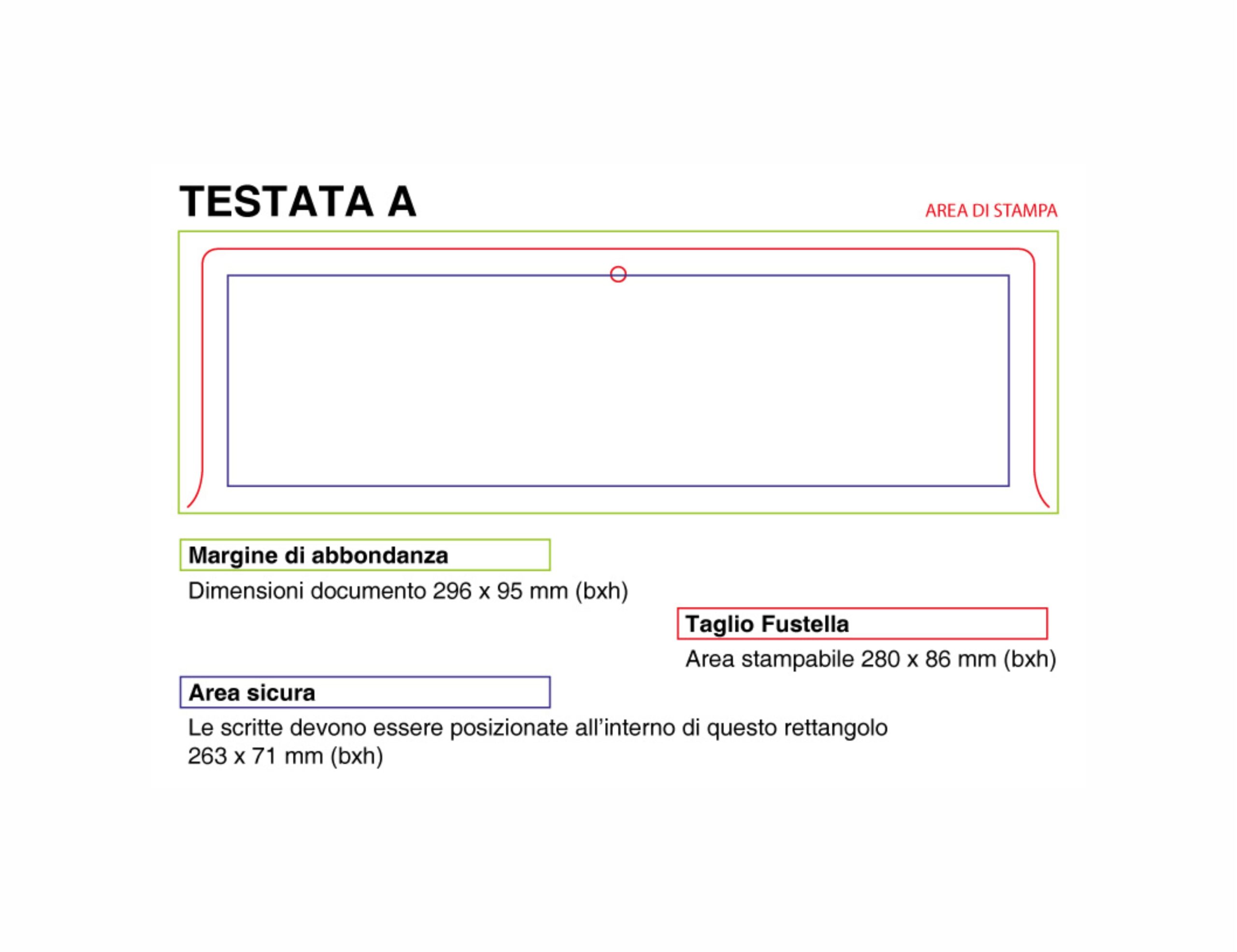 area di stampa A caledario