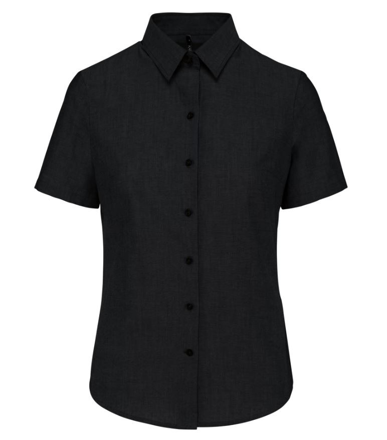 camicia oxford donna nera