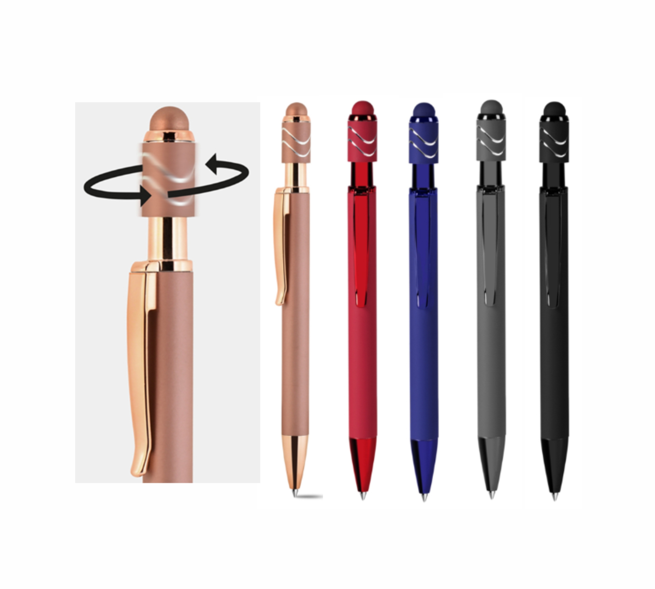 Penna Alluminio Antistress colori