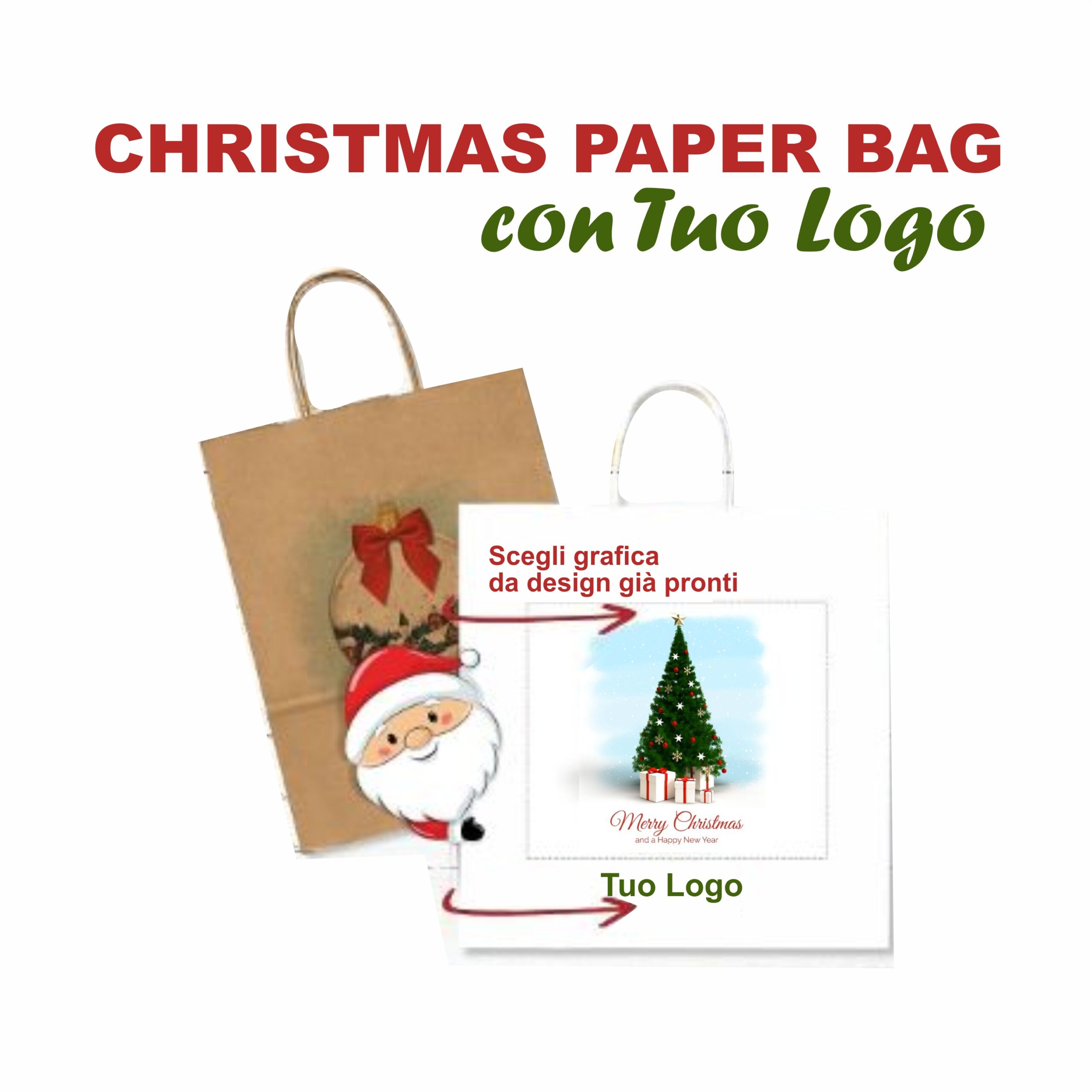 christmas paper bag